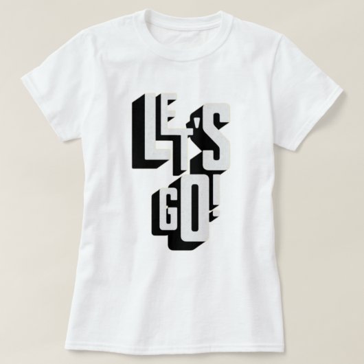 女は行く Tシャツ (デザイン正面)