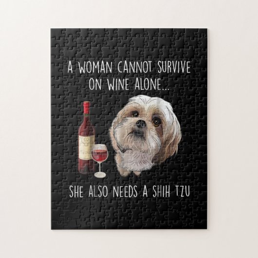 女は要生き延び求では酒ばかりが飲めない ジグソーパズル (縦)