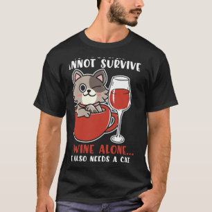 女は酒生き延びに酔わぬ十二歳 Tシャツ