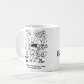 女は香水を貰って人を生き返らせたい コーヒーマグカップ (正面左)