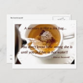 女は… ポストカード (正面/裏面)