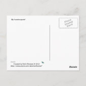 女は… ポストカード (裏面)