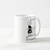 女は「学校に行得かなくちゃ」と言う コーヒーマグカップ (正面右)