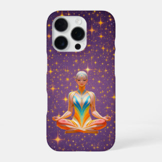 女めい想と星空 iPhone 16 PROケース