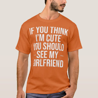 女もしの考え人は私のgirを見て tシャツ