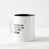 女もし話人で誰も聞R ツートーンマグカップ (正面左)