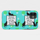 女も猫も好きなだけ Case-Mate iPhoneケース (裏面(横))