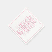 女やる気を起こさせるの子の引用文 – 今日のあなたの最高のする スタンダードカクテルナプキン (角)