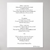 女やる気を起こさせる子の詩 ポスター (正面)