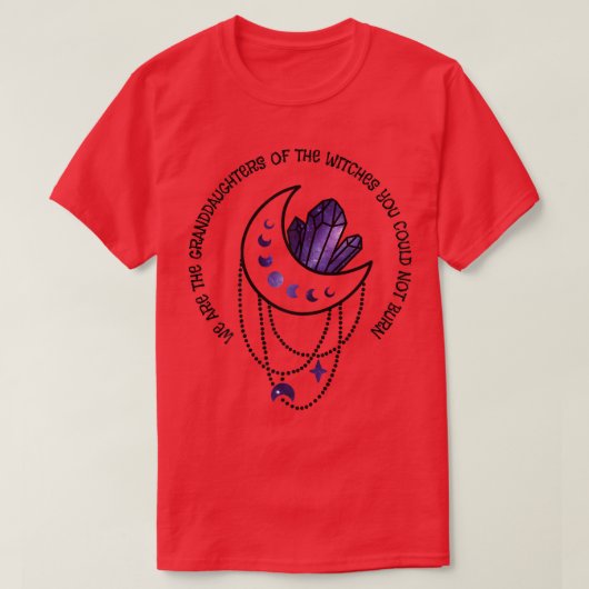 女よ魔女よ孫娘 Tシャツ (デザイン正面)