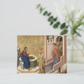 女を抱いたイエス ポストカード (スタンド正面)