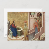 女を抱いたイエス ポストカード (正面/裏面)