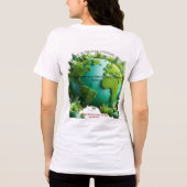 女を教育すると国を教育する トライブレンドＴシャツ (裏面)