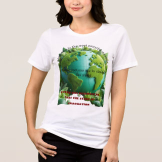 女を教育すると国を教育する トライブレンドＴシャツ