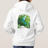 女を教育すると国を教育する パーカ (裏面)