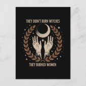 女を焼いた魔女は焼かなかった異教の ポストカード (正面)