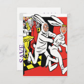 女を追う男，仮面舞踏会，うさぎたち セーブザデート (正面/裏面)