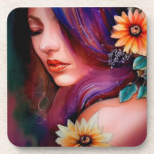 女アート性 コースター (正面)