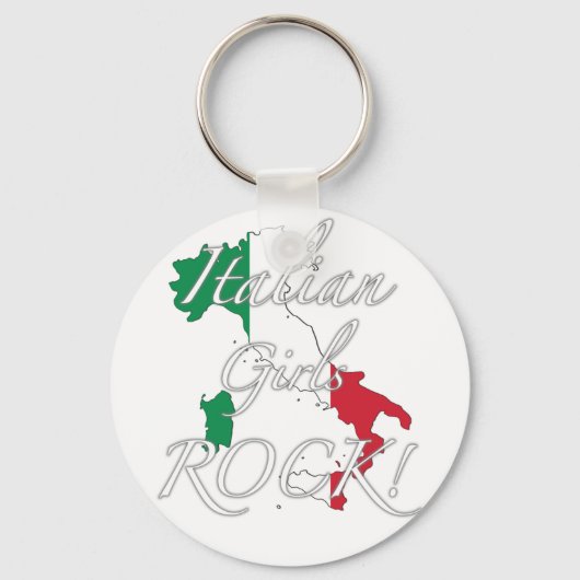 女イタリアンの子ロック! キーホルダー (正面)