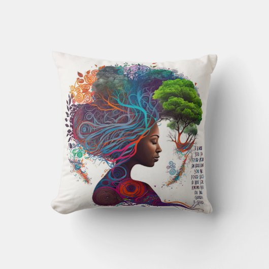 女インスパイアグリッターと金ゴールド装飾用クッション クッション (正面)