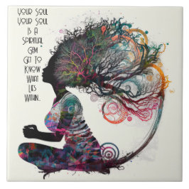 女インスパイアスピリチュアル宝石セラミックタイル タイル