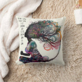 女インスパイアスピリチュアル宝石 クッション (ブランケット)