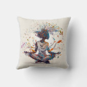 女インスパイア人全魂装飾用クッション クッション (裏面)