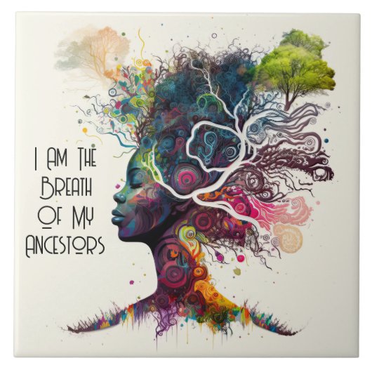 女インスパイア先陶瓦 タイル (正面)