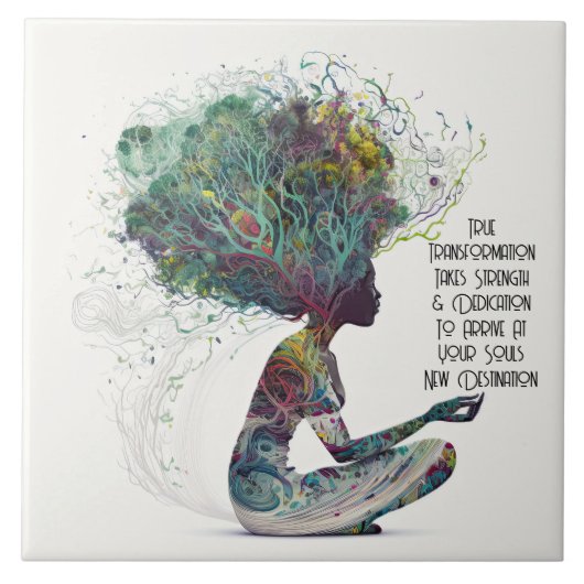 女インスパイア変変型セラミックタイル タイル (正面)