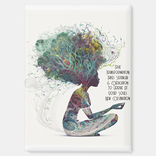 女インスパイア変磁石 マグネット (正面)