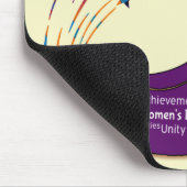 女インスパイア意欲を起こ国際的の日 マウスパッド (コーナー)