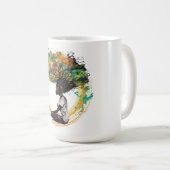 女インスパイア魂の旅マグ コーヒーマグカップ (正面右)