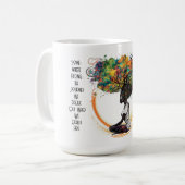 女インスパイア魂の旅マグ コーヒーマグカップ (正面左)