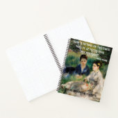 女エレガントのアートワーク最高の友の引用文プレゼント ノートブック (内部)