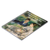 女エレガントのアートワーク最高の友の引用文プレゼント ノートブック (左側)