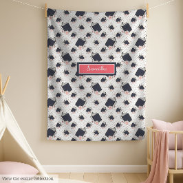 女エレガントの子のためのパステルカラーの学校 フリースブランケット