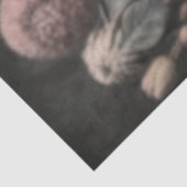 女エレガントの背中ほこりっぽいピンクのムーディ花模様 薄葉紙 (詳細)