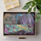 女エレガントの背中・フローラポートレートアート 薄葉紙 (ギフト)