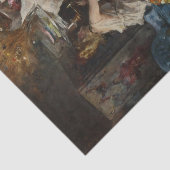 女エレガントの遊ピアノ(ジョバンニ・ボルディーニ) 薄葉紙 (詳細)