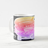 女エレガント性のための勇気マグ コーヒーマグカップ (正面左)