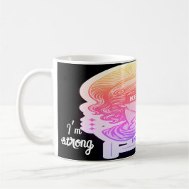 女エレガント性のための勇気マグ コーヒーマグカップ