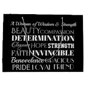 女エレガント性トート#2 - 「戻る」を参照 ラージペーパーバッグ (裏面)