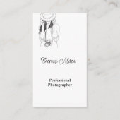 女エレガント性フォトグラファー芸術的 – シック📸👒 名刺 (正面)