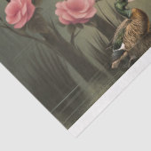 女エレガント性ミステリーレイクバード&フローラポートレート 薄葉紙 (詳細)