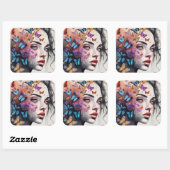 女エレガント性 スクエアシール (シート)