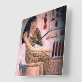 女エレガント性，ファッションとアンティークエジプトの美しい スクエア壁時計 (傾斜)