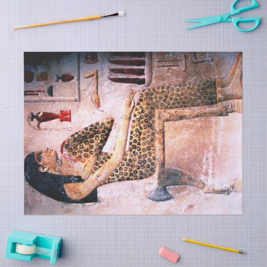 女エレガント性,ファッションとアンティークエジプトの美しい 薄葉紙 (クラフト)