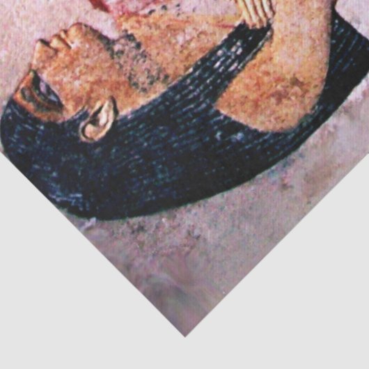 女エレガント性，ファッションとアンティークエジプトの美しい 薄葉紙 (詳細)