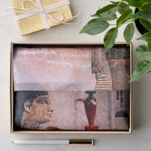 女エレガント性,ファッションとアンティークエジプトの美しい 薄葉紙 (ギフト)