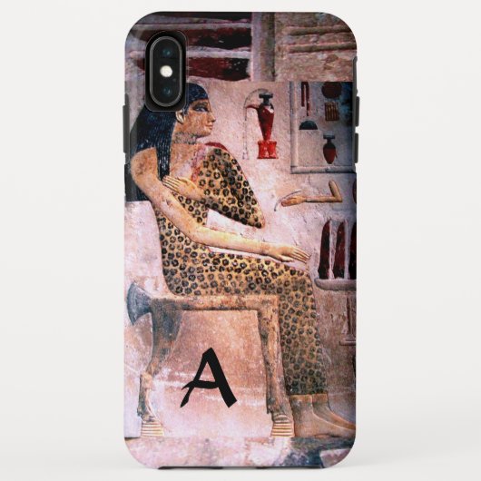 女エレガント性,ファッションとアンティークエジプトの美しい Case-Mate iPhoneケース (裏面)